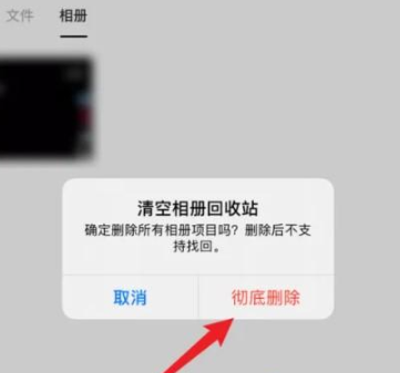 阿里云盘app怎么清空相册回收站？阿里云盘app清空相册回收站操作介绍