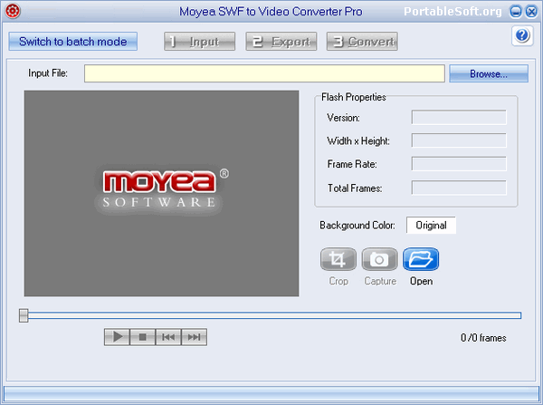 moyea swf to video pro